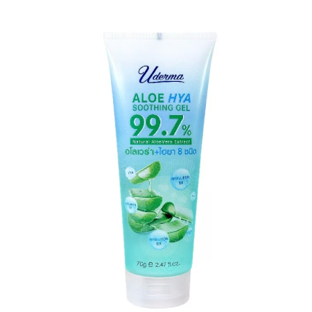 Uderma Aloe Hya Soothing Gel , Uderma ,  ยูเดอร์มา , อโลเจนใหม่ , ยูเดอร์มาอโลเจล ,ไฮยา